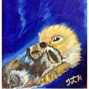 Sea Otter, acrylic